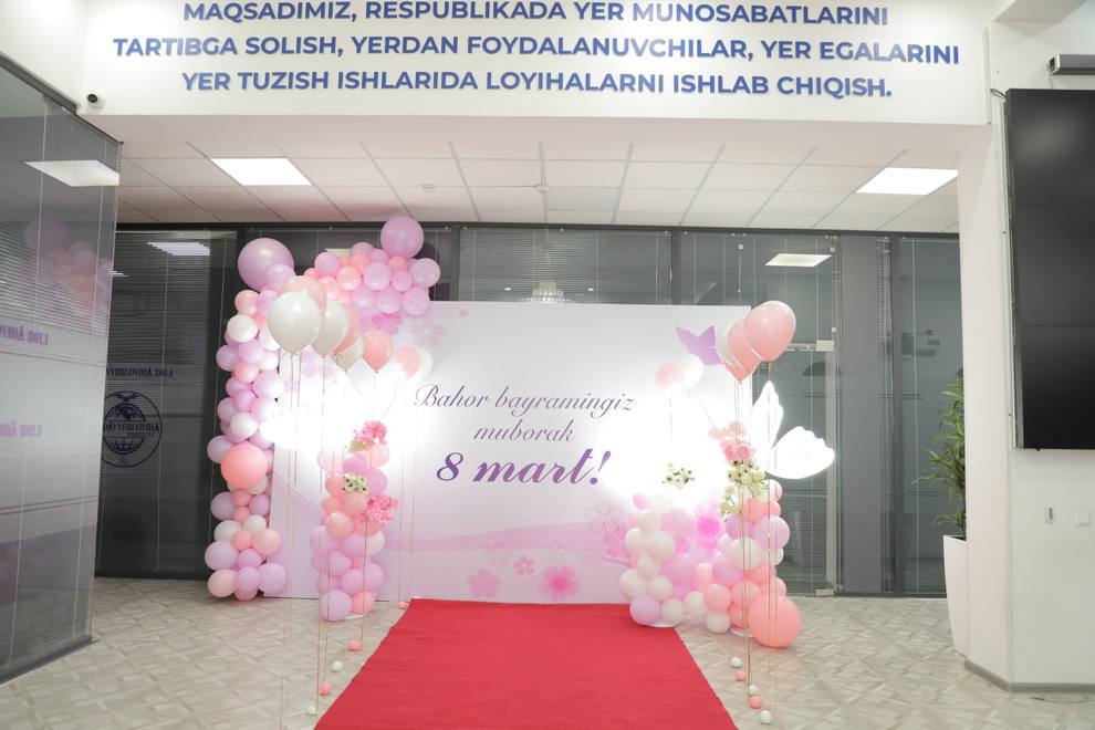 A festive mood at the “Uzdavyerloyiha” institute