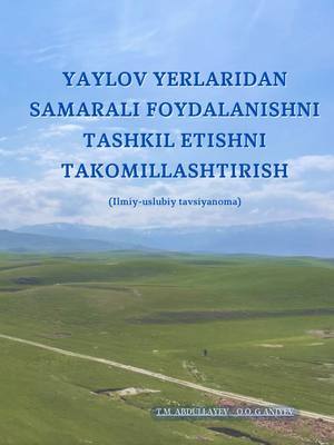 Improving the organization of effective use of pasture lands book cover